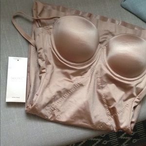 NWOT Victoria's Secret beige dress shapewear